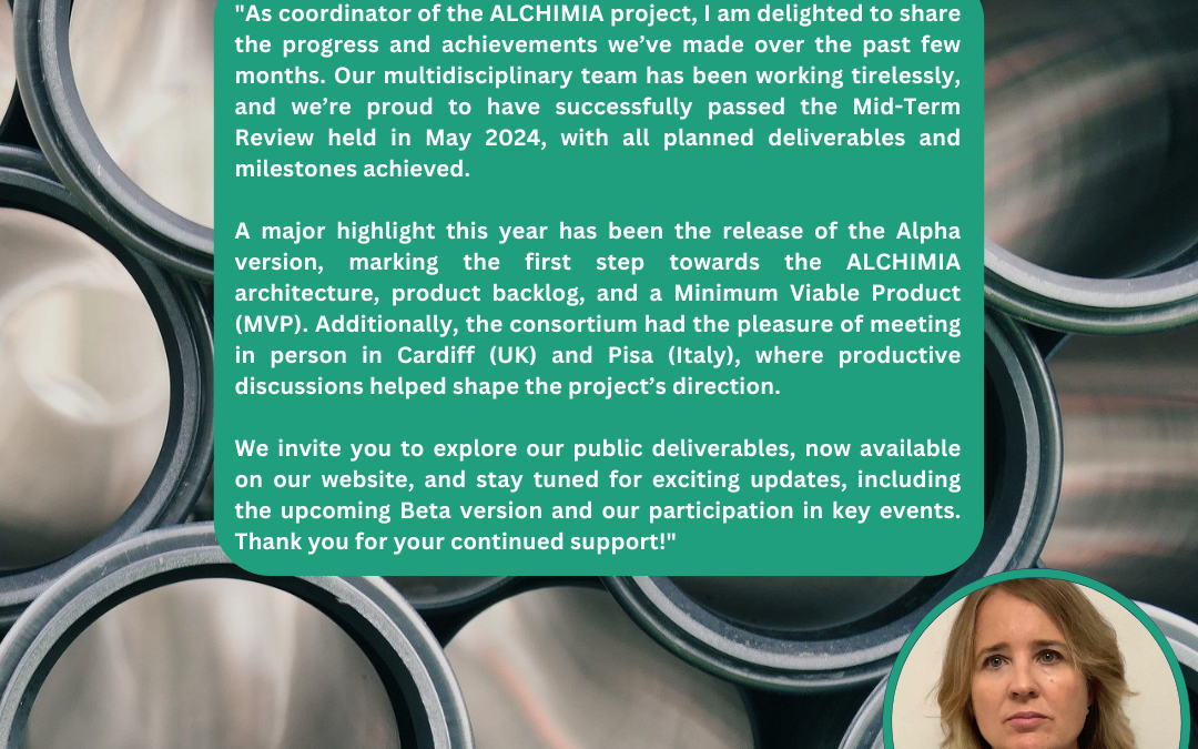 ALCHIMIA Statement from the Coordinator